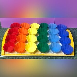 Colorful Silicone Cupcake Liners Set